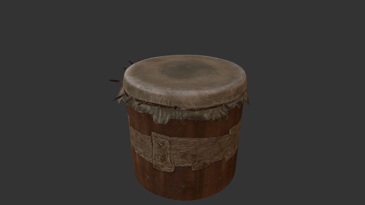 Ewok Drum 3D Model