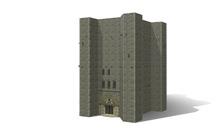 Torre branca de xadrez 3D model - Baixar Vida e Lazer no