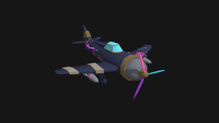 JinxWinx - Unwrap & Color Blockout 3D Model