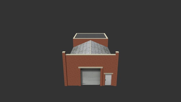 Factory Building 32 3D Model