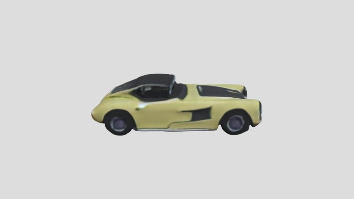 Sports Car Vintage 3D Model