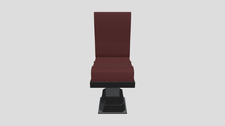 Low Poly Space Chair – Modelo 3D gratuito STL