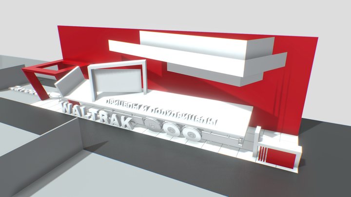 Waltrak stand 02 3D Model