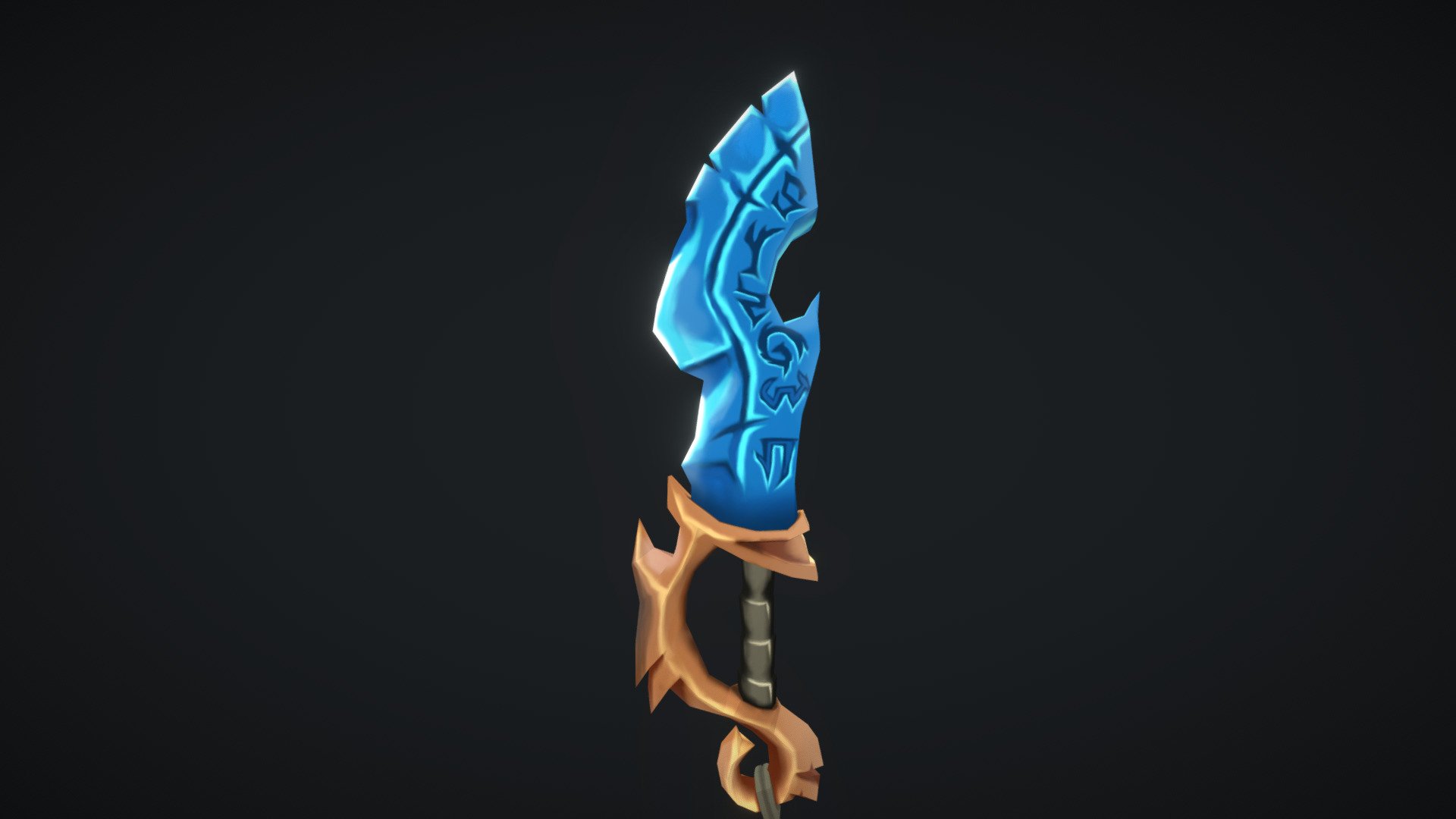 Stylized Big Ice Sword - Buy Royalty Free 3D model by Sad Moon (@sad ...