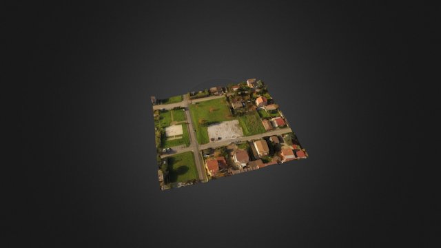 rilievo con drone valle martella 3D Model