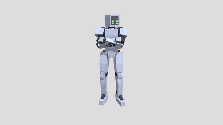 Robot frame posed 3D Model