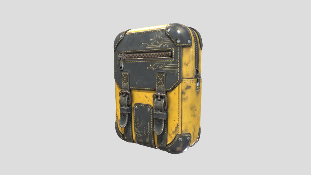 Futuristic Cyberpunk Ammo Pouch
