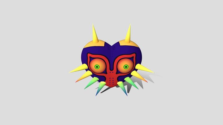 Majora's Mask Simplified Version 3D Model