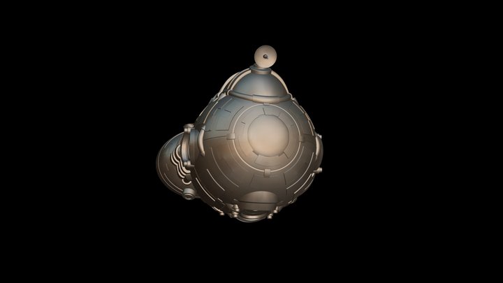 Spaceship #BUG 3D Model