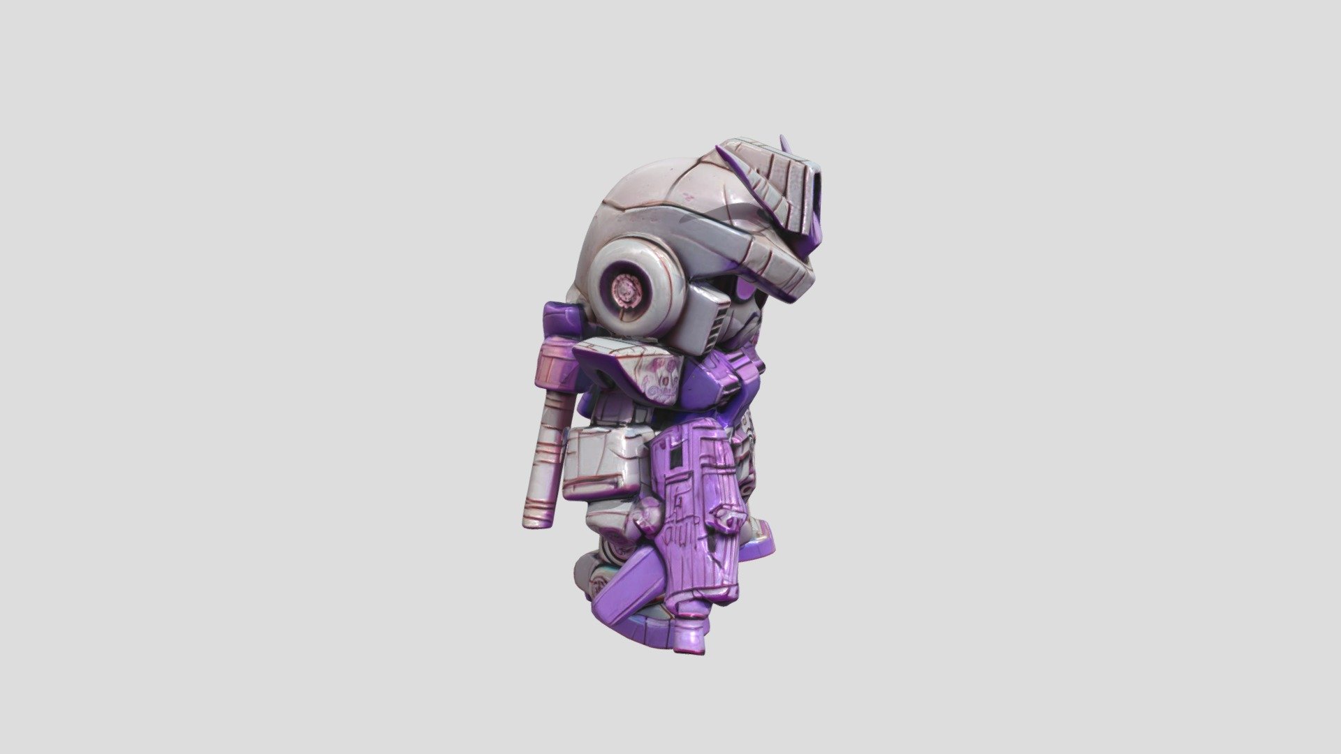 Mecha Chibi 3d - Art Robot - 3d Model By 3dboxqwerty  [6b66afc] - Sketchfab