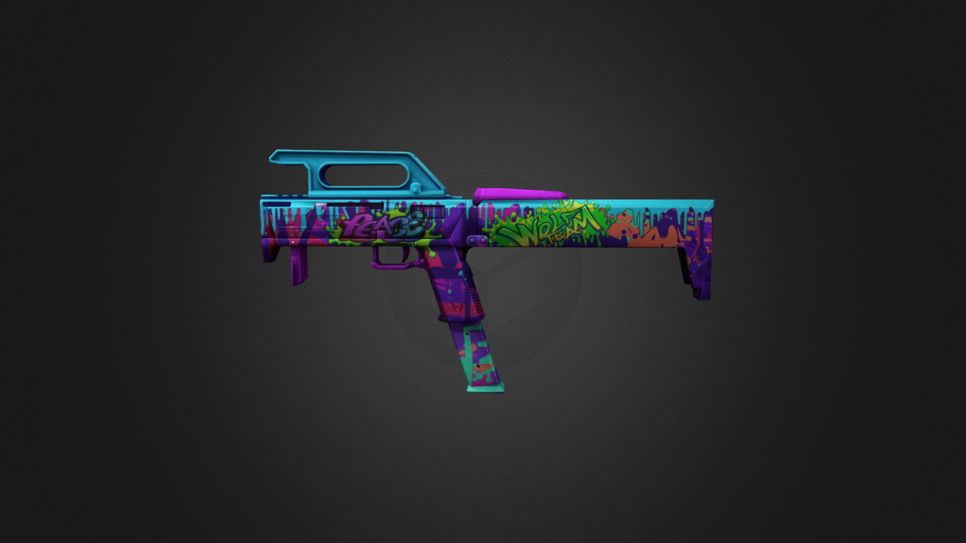 FNG-9 Neon Graffiti