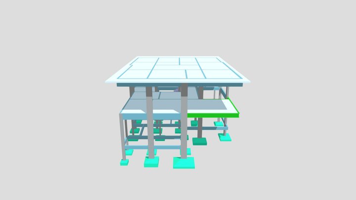 nD - Residência N&V - Projeto Estrutural 3D Model
