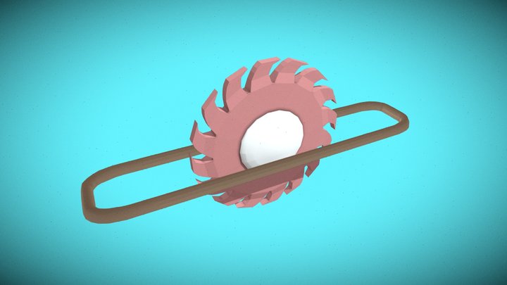 Edged Obstacle for Hyper Casual Game 3D Model