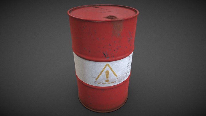 OIL BARREL /OIL TANK 3D Model