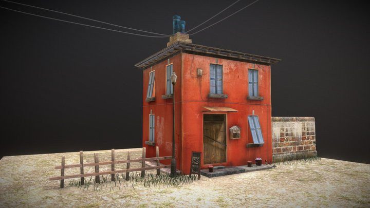 Old House 3D Model