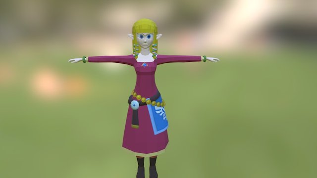 Zelda Chido 3D Model