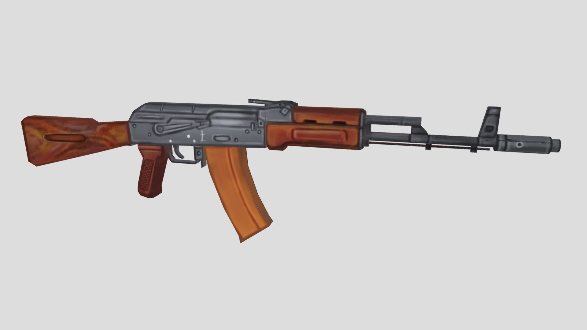 AK74 - 3D model by BRITA74 [6b6d568] - Sketchfab