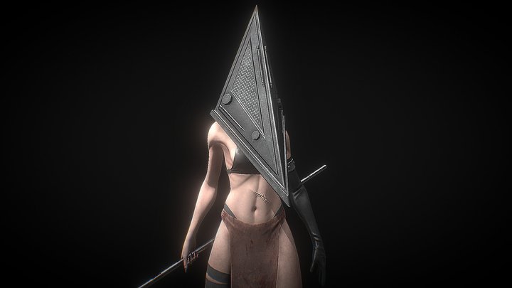 Lady Pyramide Head 3D Model