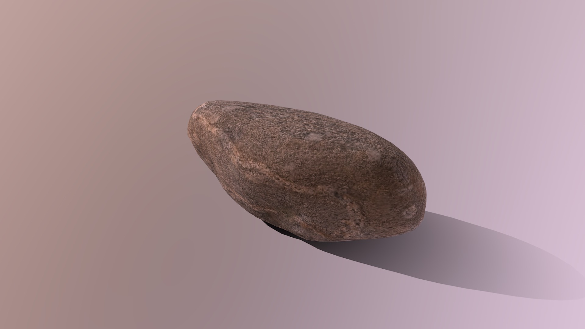3D model Stone 3 - This is a 3D model of the Stone 3. The 3D model is about a stone on a white background.