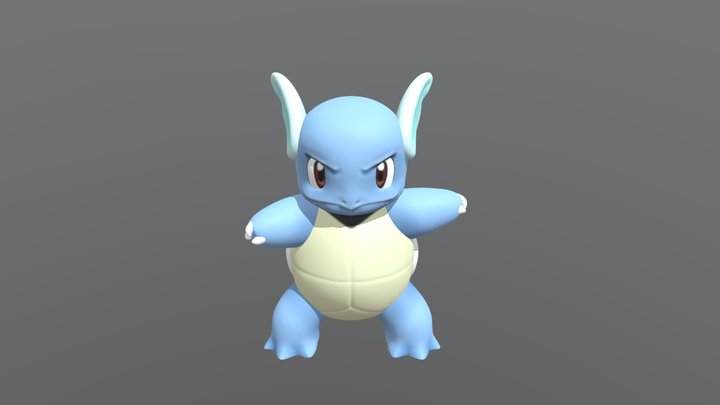 wartortle 3D Model