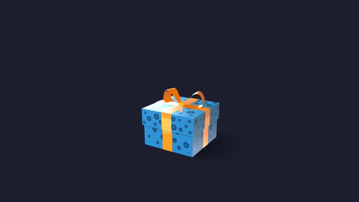 Present with surprice 3D Model