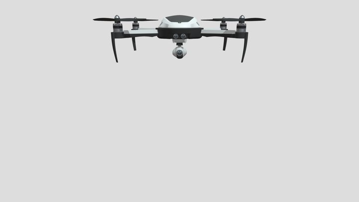 Flying Drone 3D Model