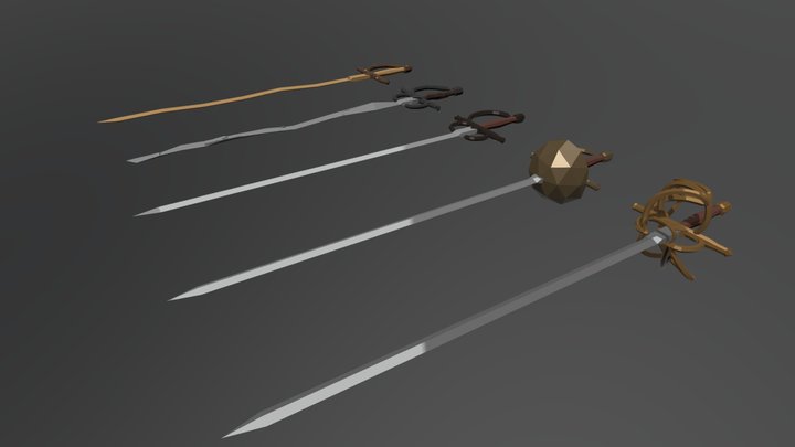 Rapier 3D models - Sketchfab