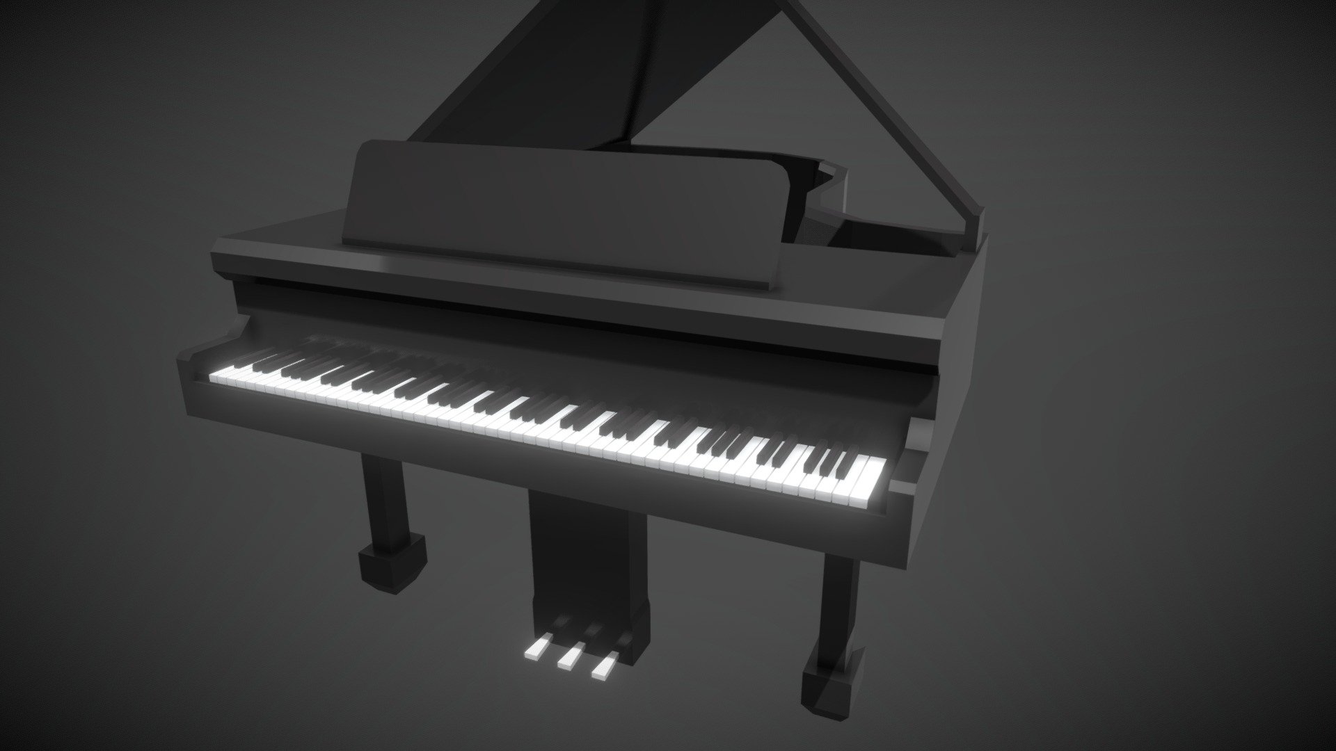 Classical Piano - 3D model by kharalos [6b6ffa1] - Sketchfab