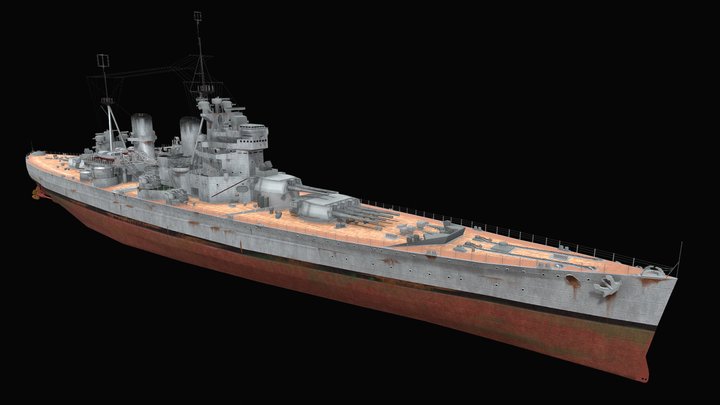 Prince Of Wales - 1941 3D Model