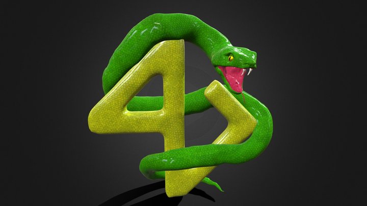 My Youtube-channel logo 3D Model