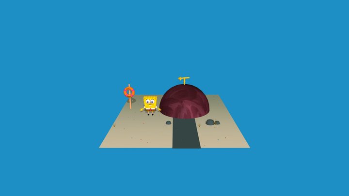 Spongebob Sceen Blasko Proj7 3D Model