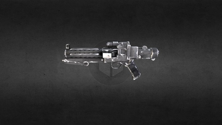 Star Wars E-11 Blaster 3D Model