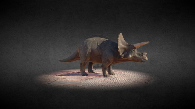 Triceratops 3D Model