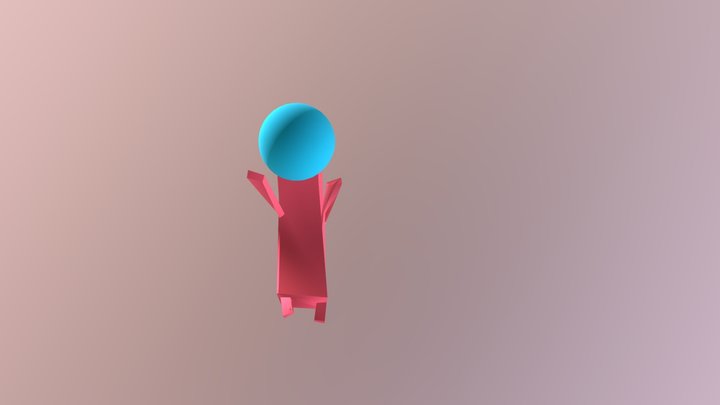 Robot Dancing 5 3D Model