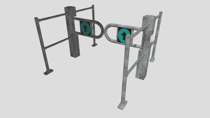 Security Gate (FBX) 1K 4MB