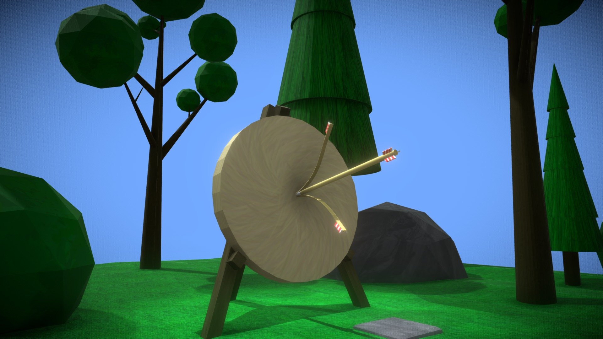 Split Arrow Diorama