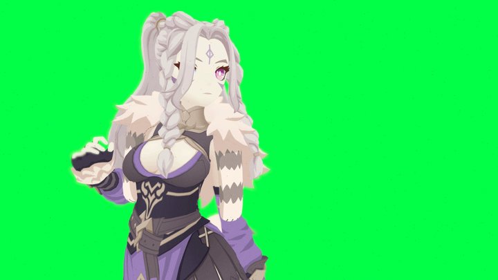 F 3D Model