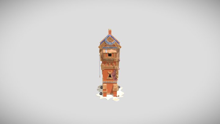 Moon House 3D Model