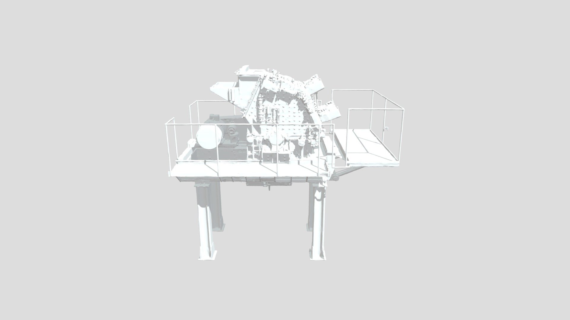 Industrial Shredder Design - 3D model by MechEngin [6b7529d] - Sketchfab