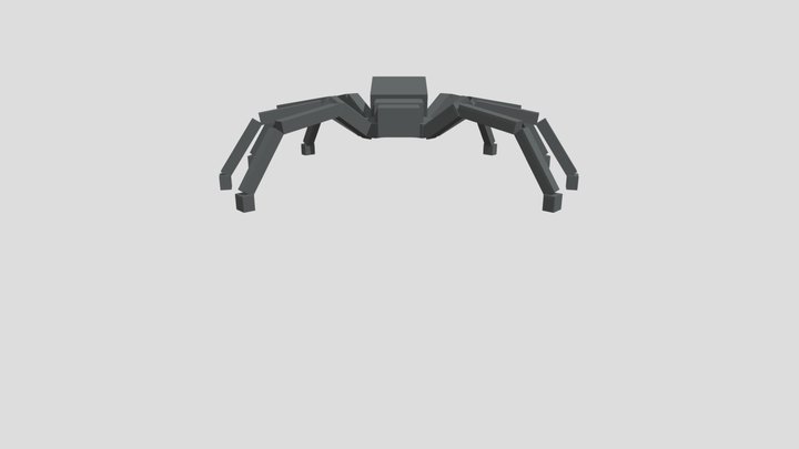Low Poly Spider Model 3D Model
