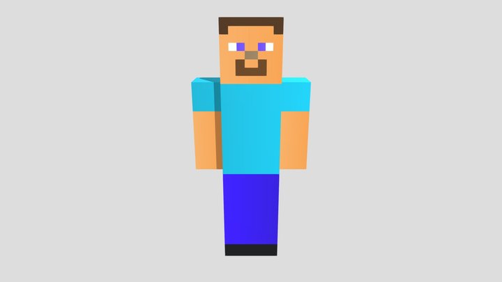 Steve - Minecraft 3D Model