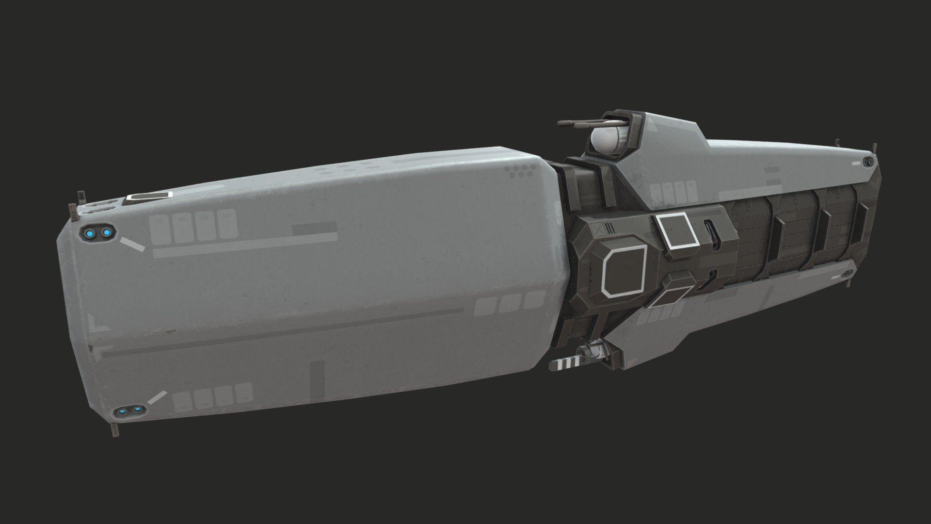 Nebulous Project - Lemon class Heavy Cruiser - Download Free 3D model ...