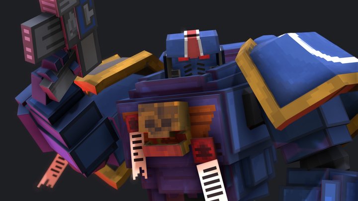 SpaceMarine 3D Model
