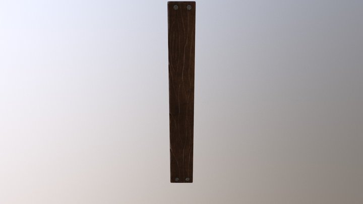 Wood Plank 3D Model