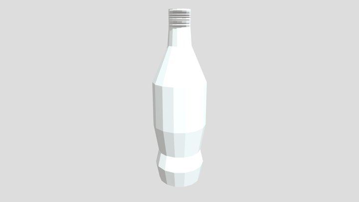 Water Bottle (Untextured) 3D Model