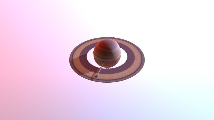 Saturno 3D 3D Model