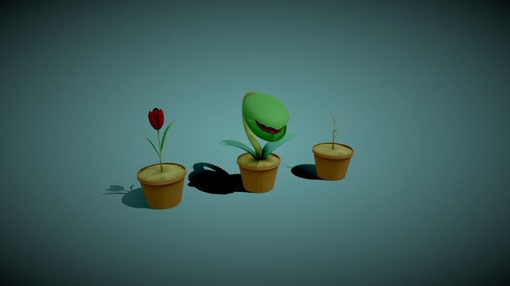 Pot Plant 3D Model