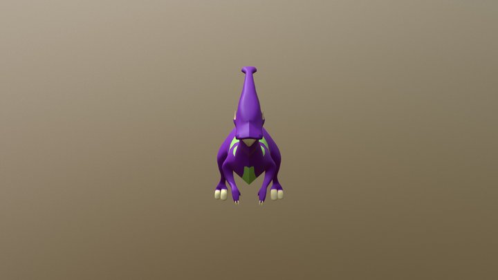 Parasaur Model 3D Model
