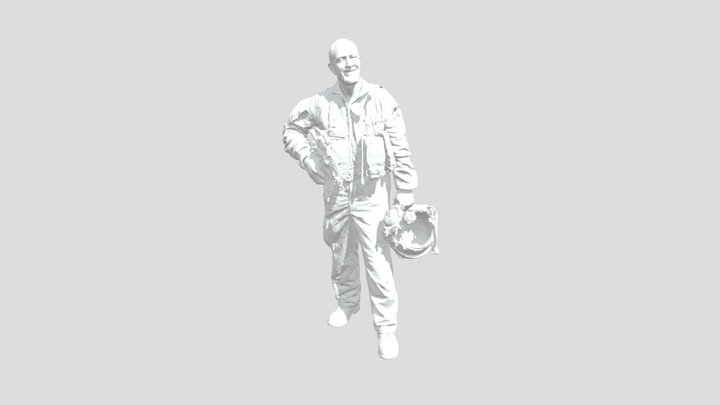 Soldier in Uniform 3D Model