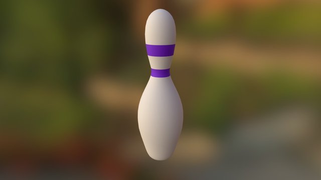 Bowling Pin 3D Model